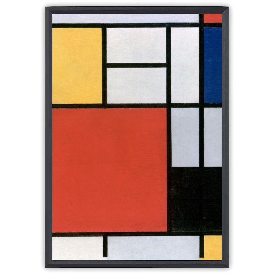 Composition with Red, Yellow, Blue, and Black (1921)