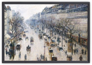 The Boulevard Montmartre on a Winter Morning (1897)