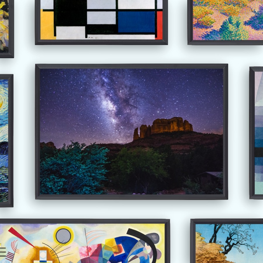 Linnunrata Cathedral Rockin yllä