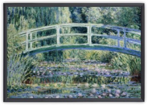 Water Lilies and Japanese Bridge (1899)