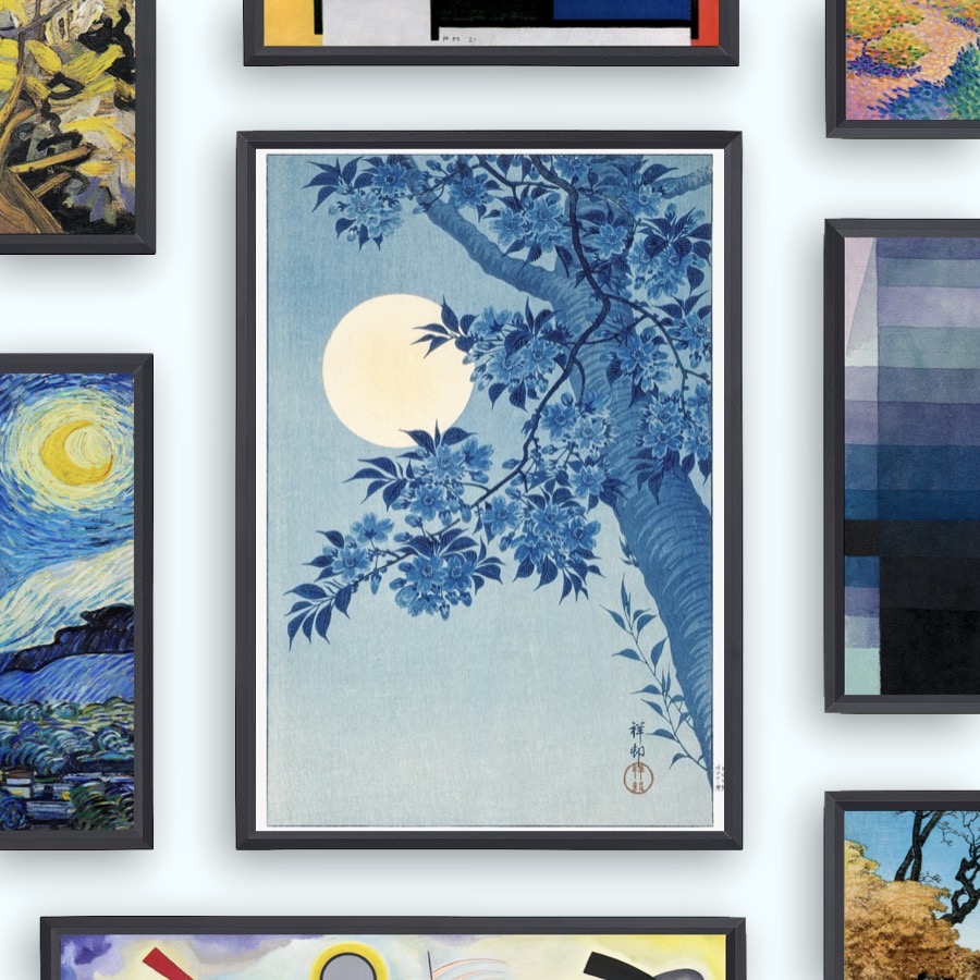 Blossoming Cherry on a Moonlit Night (1932)