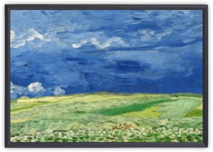Wheatfield under Thunderclouds (1890)